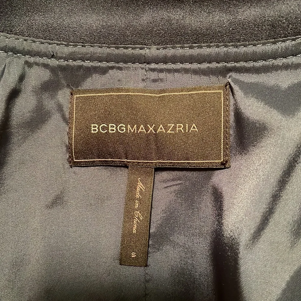 BCBG Navy suede Jacket - Picture 3 of 4